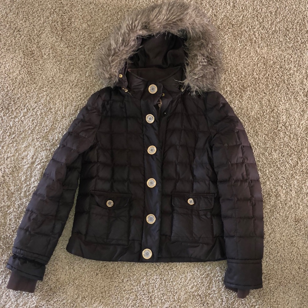 Juicy Couture Quilted Down Puffer Jacket